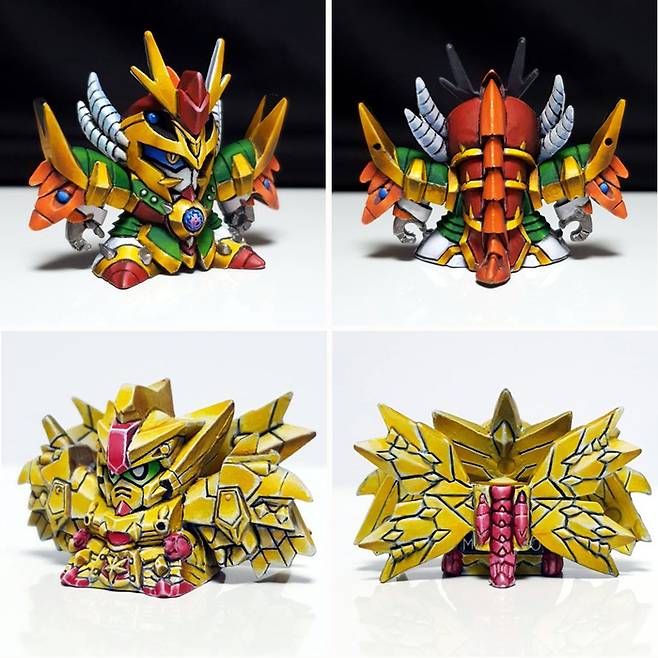 무투가 드래곤 (위) 스페리얼 드래곤(아래)