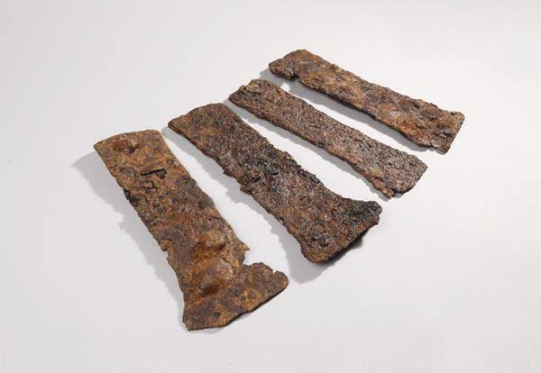 부산 복천동 고분군에서 출토된 덩이쇠. 부산박물관 제공