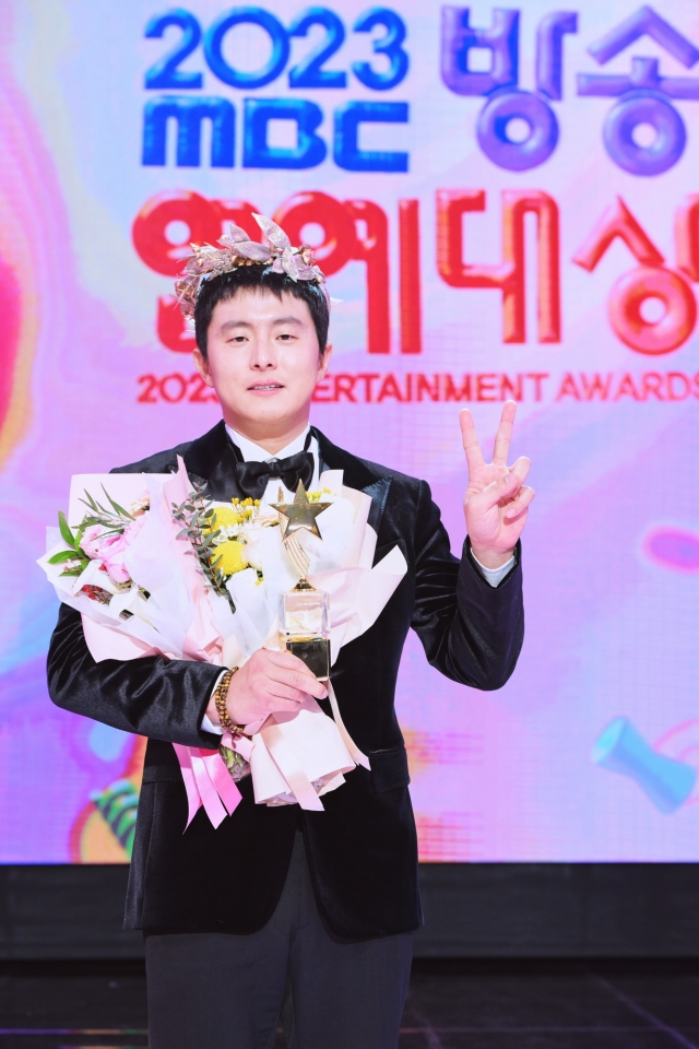 기안84가 MBC ‘연예대상’ 대상에 호명됐다. 연합뉴스 제공