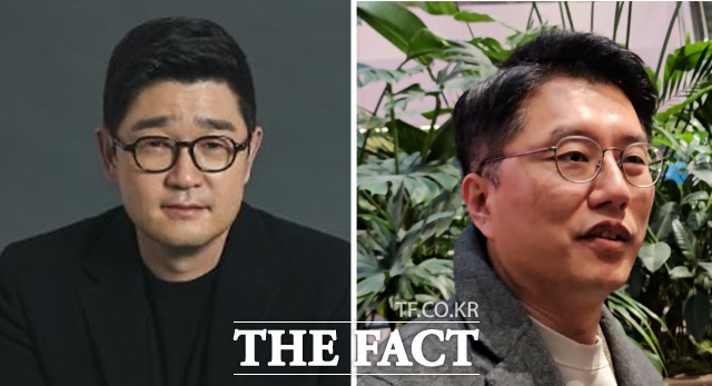 이진수 카카오엔터테인먼트 각자 대표(왼쪽)와 류긍선 카카오모빌리티 대표는 이른바 '김범수 키즈'로 꼽힌다./카카오엔터, 최문정 기자