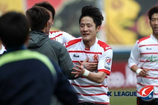 광주 시절의 김호남(한국프로축구연맹 제공)
