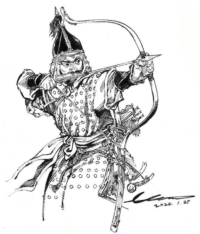 고일권 작가의 캐릭터와 싸인. 고일권 작가 제공