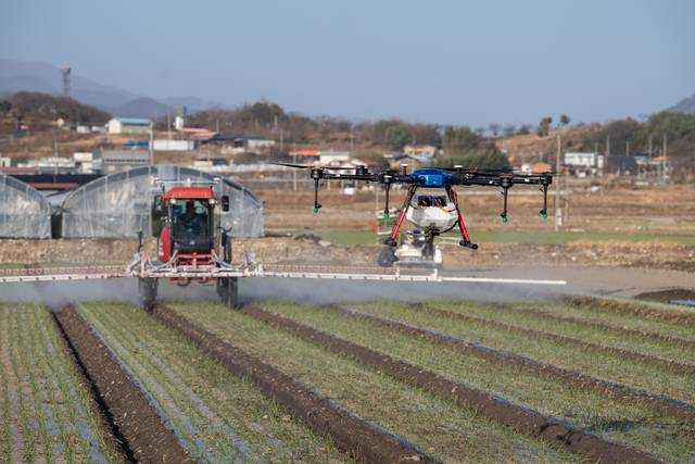 ‘2023년 농업용 로봇 실증지원 사업’ 현장. 농진원