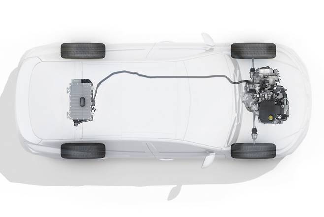 사진 : XM3 E-TECH 하이브리드에 사용된 구동시스템