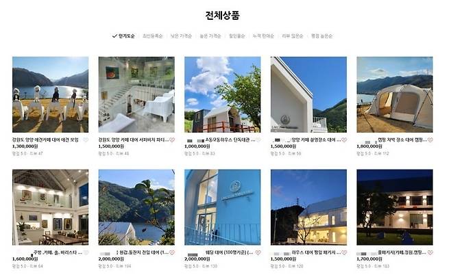 네이버 한 스마트스토어의 상품 사진. 수십~수백 개의 리뷰와 평점 만점을 받은 상품 수십 개가 올라와 있다. 이 같은 리뷰들은 대다수 허위로 조작된 리뷰들이었다. 사진=독자 제공