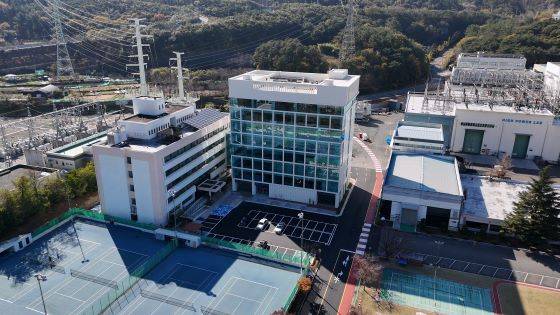 전기연 'e-나노소재 화학·습식공정 플랫폼' 건물을 공중에서 촬영한 사진/사진=전기연