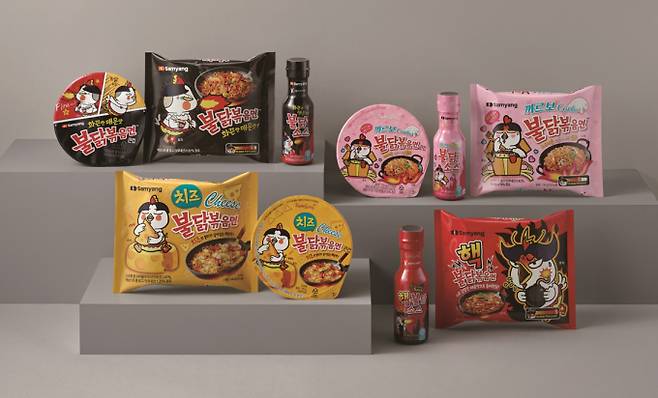 삼양식품의 대표 제품인 불닭볶음면. /사진=삼양식품