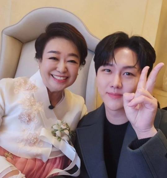 혜은이 김수찬. 사진 ㅣ김수찬 SNS