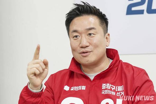 이승환 국민의힘 서울 중랑구(을) 후보. 사진=임형택 기자