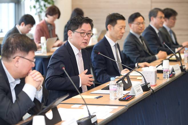 류광준 과학기술정보통신부 과학기술혁신본부장이 29일 오전 서울 종로구에서 열린 '국가과학기술자문회의 제57회 운영위원회' 를 주재하고 있다. (과학기술정보통신부 제공) 2024.02.29 /뉴스1