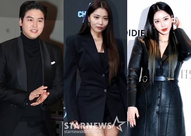 배우 이장우, 오윤아, 한예슬 /사진=스타뉴스