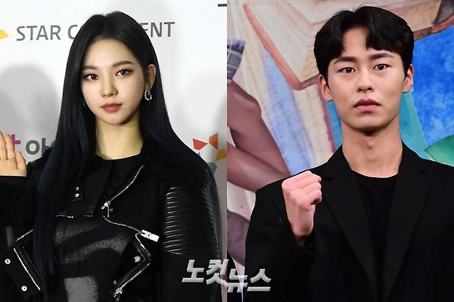 왼쪽부터 카리나, 이재욱. 황진환 기자