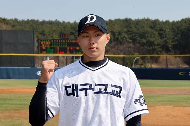 대구고 배찬승도 이번 대회에서 자신의 가치를 충분하게 증명해냈다. 특히, 광주일고전은 정말 좋은 피칭이었다는 평가다. / 사진=서동일 기자