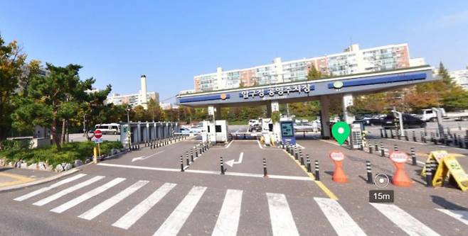 서울 강남구가 최근 '압구정 428부지 개발전략 및 실행방안 마련 용역'을 발주했다. 사진은 해당 부지. /사진=네이버지도 캡처