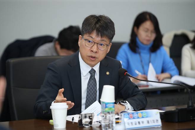 진현환 국토교통부 1차관이 지난 1월 30일 열린 주택공급 간담회에 참석해 발언하고 있다. (사진=국토교통부)