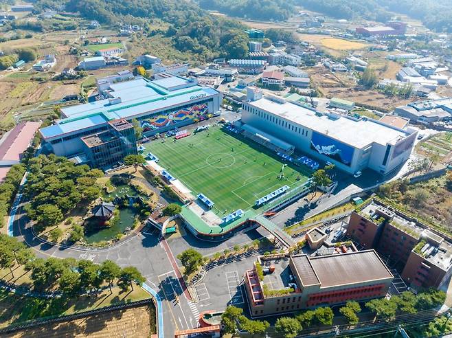 나래나노텍 본사 전경. 나래나노텍 제공