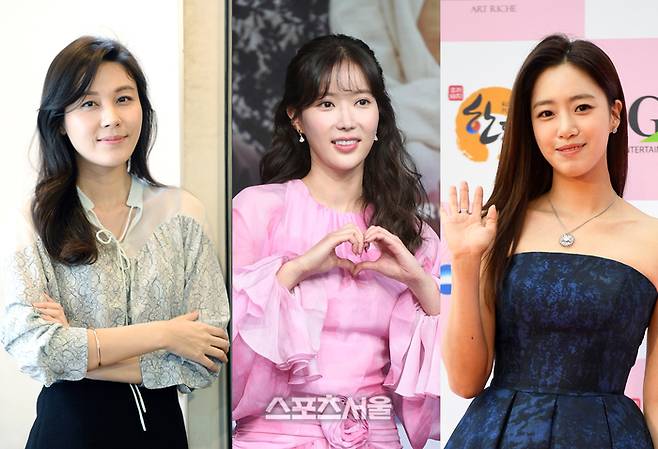 배우 김하늘, 임수향, 함은정. 사진 | 박진업 기자 upandup@sportsseoul.com, 최승섭 기자 thunder@sportsseoul.com