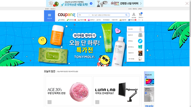 쿠팡을 모방한 피싱사이트 캡쳐 화면. 에이아이스페라(AI SPERA)의 사이버 위협 인텔리전스 검색엔진 플랫폼 ‘크리미널아이피(Criminal IP)’ 제공.