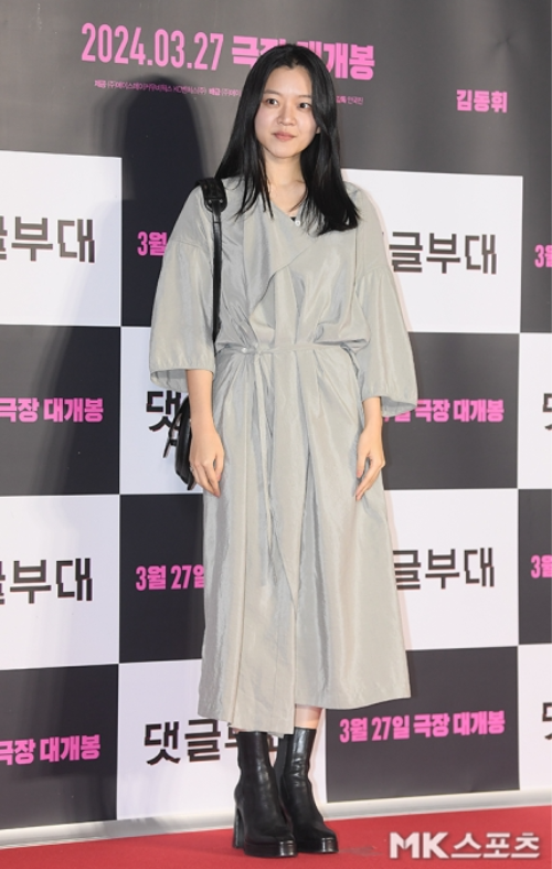 ‘댓글부대’의 VIP 시사회에 배우 고아성이 참석했다. 사진=천정환 기자