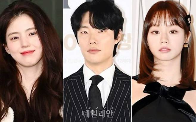 한소희(왼쪽부터), 류준열, 이혜리.ⓒ데일리안 DB