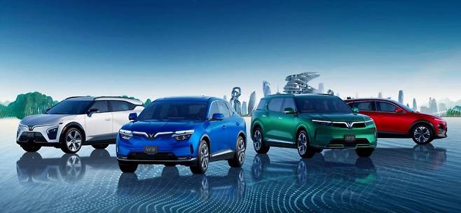 빈패스트 전기차 모델 라인 사진=빈패스트