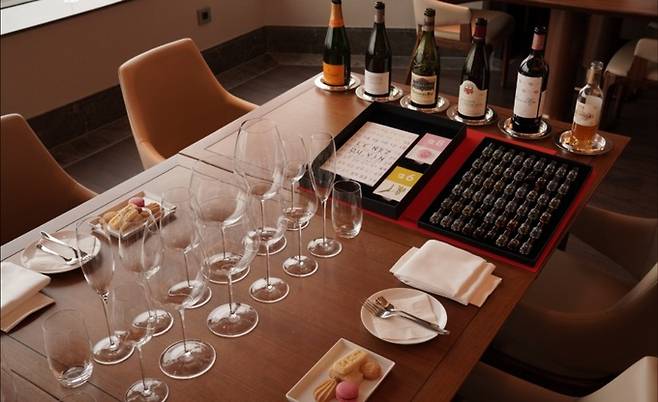 라심 라운지 원데이 와인 클래스. 롯데호텔 제공