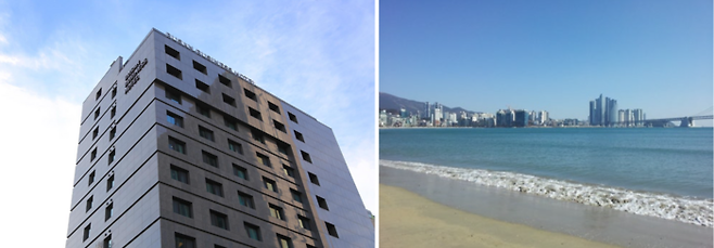 (좌) 부산 비즈니스호텔 / 사진=호텔 페이스북 (우) 광안리해변 / 사진=FLICKR