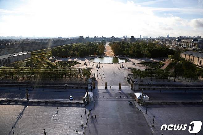 프랑스 수도 파리에 위치한 튈르리 정원. 2024 파리 하계 올림픽의 성화가 설치될 장소로 내정됐다. 2014.04.06/ ⓒ AFP=뉴스1 ⓒ News1 권진영 기자