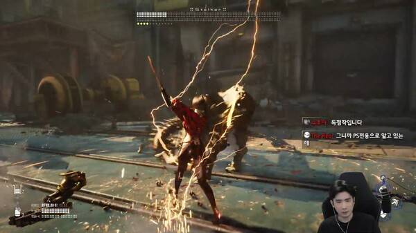 - 스텔라 블레이드 데모 버전을 체험하는 이다