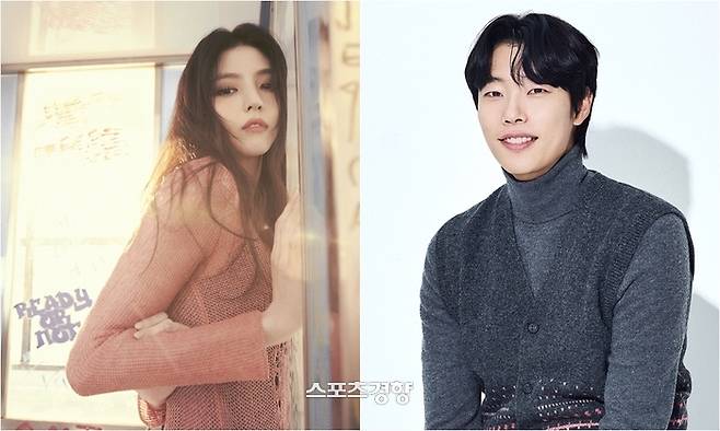 배우 한소희와 류준열. 경향DB