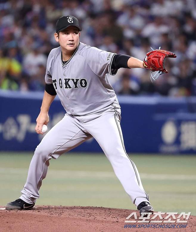 요미우리의 베테랑 우완 스가노는 7이닝 무실점 호투로 시즌 첫승을 수확했다. 사진캡처=요미우리 자이언츠 SNS