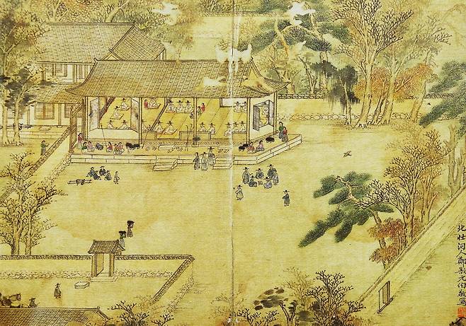 북원수회도(복제품)