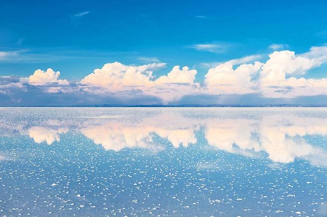 우유니 사막 풍경