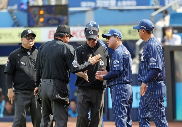 14일 삼성-NC전 심판진/삼성 라이온즈