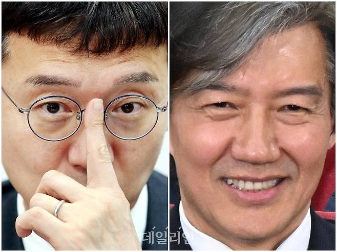 김웅 국민의힘 의원(사진 왼쪽)과 조국 조국혁신당 대표 ⓒ데일리안