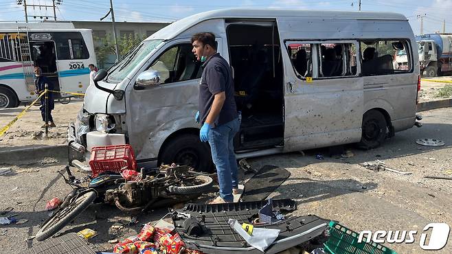 파키스탄에서 발생한 자살폭탄테러. <자료 사진> ⓒ 로이터=뉴스1