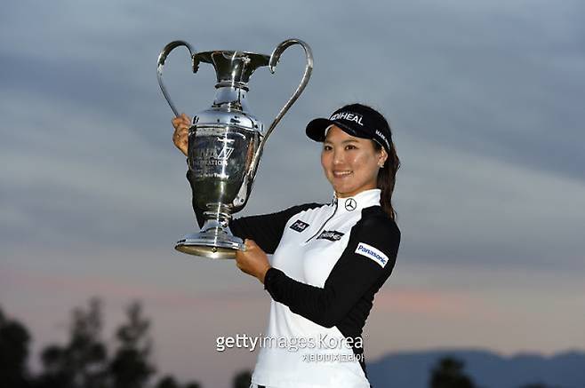 2017년 ANA인스퍼레이션(현 셰브런 챔피언십)에서 우승한 유소연. 게티이미지