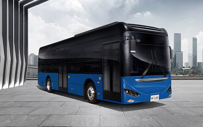 피라인모터스가 수입하는 중국산 전기버스 하이퍼스1611. 피라인모터스 홈페이지 캡처