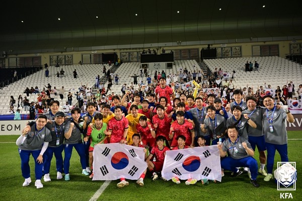 올림픽 남자 축구대표팀. 대한축구협회 제공