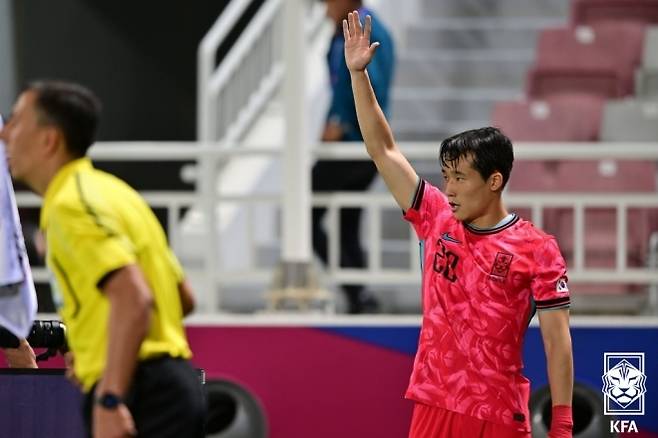 이태석은 UAE, 중국, 일본을 상대로 3경기 연속 골·도움을 기록했다. 2014년 창설돼 6회째를 맞은 AFC U-23 아시안컵에서 대한민국 선수가 3경기 연속으로 도움을 기록한 것은 이태석이 처음이다. 사진=대한축구협회 제공