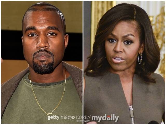 카녜이 웨스트, 미셸 오바마/게티이미지코리아