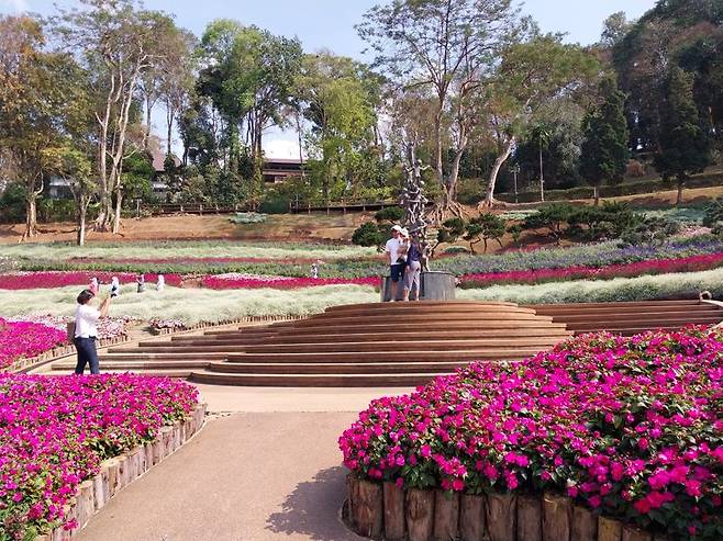 매 파 루앙 정원의 모습.