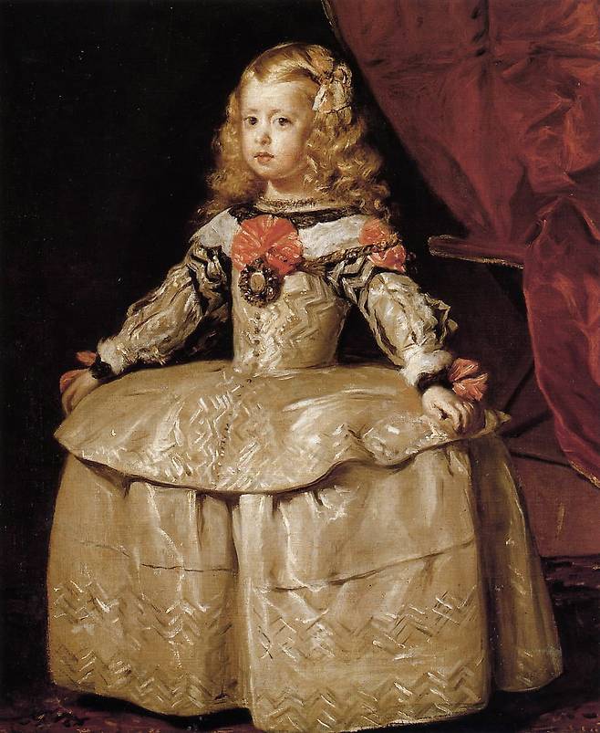 흰옷의 어린 왕녀 마르가리타 테레사(1653~1656). 지난해 국립중앙박물관 합스부르크전에 왔던 작품이다. /빈미술사박물관