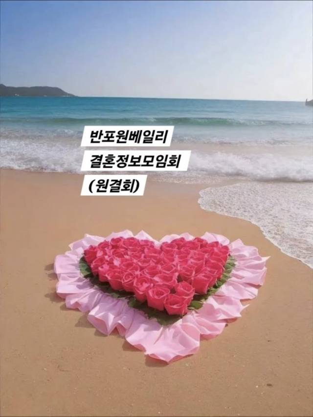 반포 원베일리 결혼정보회. 카카오톡 오픈채팅방 캡처