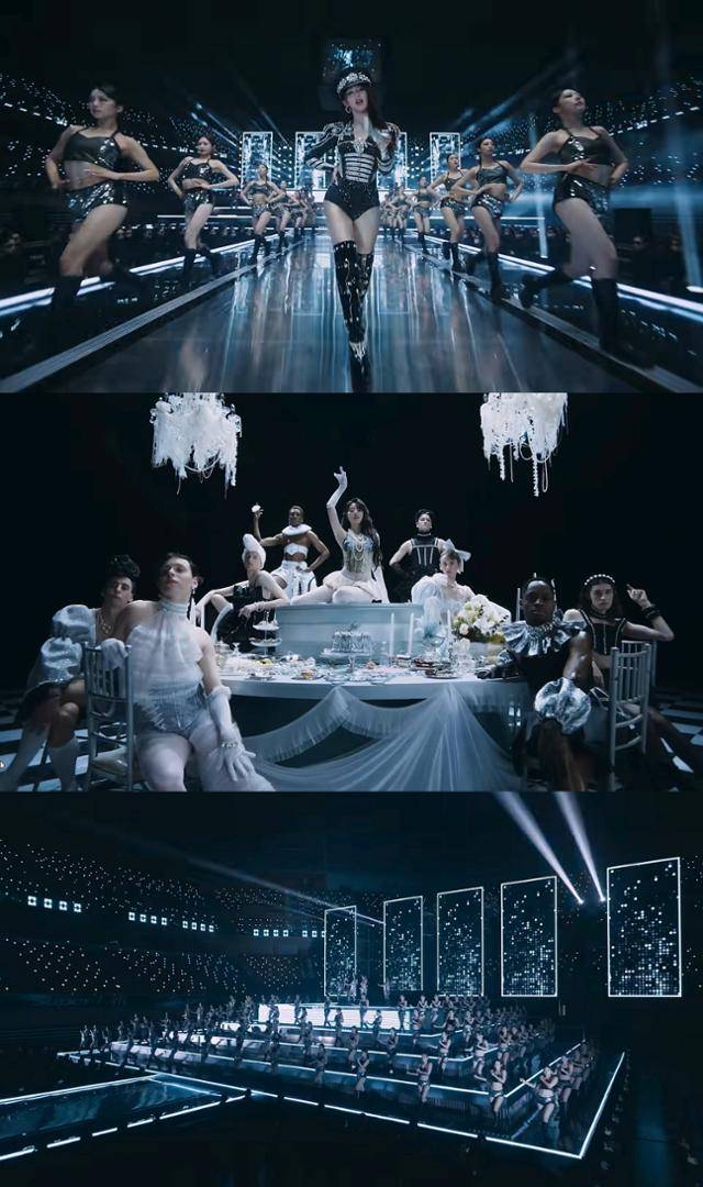 그룹 (여자)아이들의 '슈퍼레이디' 뮤직비디오. 그룹 리더이자 프로듀서인 전소연은 올 초 발표한 두 번째 정규앨범 타이틀 곡인 이 곡의 뮤직비디오 제작비에 11억 원을 투입했다고 밝혔다. 큐브엔터테인먼트 제공