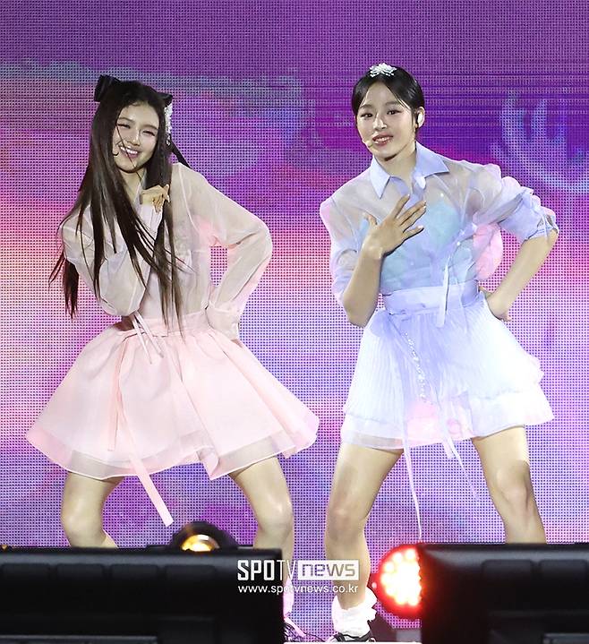 ▲ 뉴진스 다니엘 민지 ⓒ곽혜미 기자