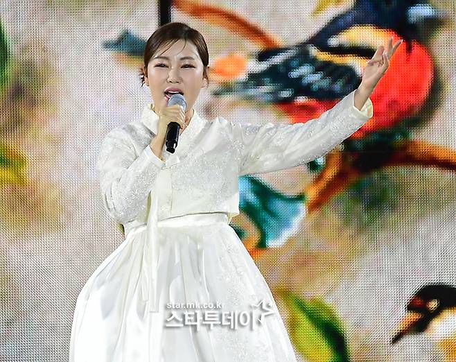 가수 송가인. <강영국 기자>