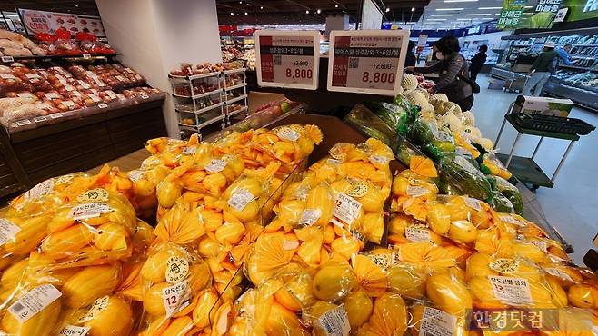 21일 서울의 한 대형마트. /사진=신용현 기자