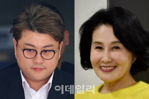 전여옥 전 새누리당 의원(오른쪽)이 조국 조국혁신당 대표를 가수 김호중(왼쪽)에 빗대며 우회적으로 비판했다.