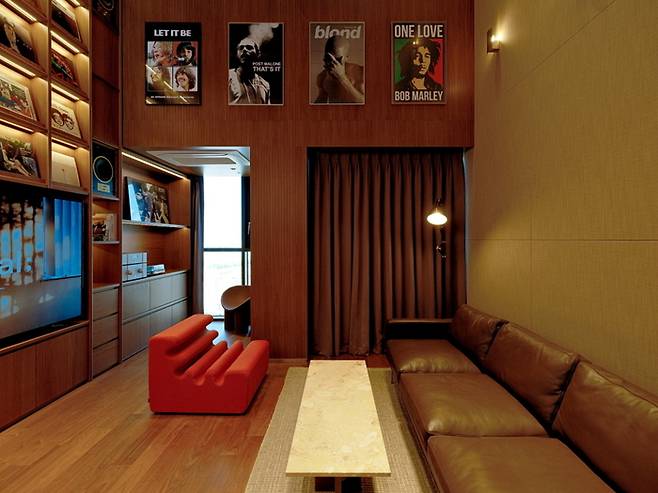 ‘에피소드 용산 241’ 내부 음악 감상실. SK디앤디